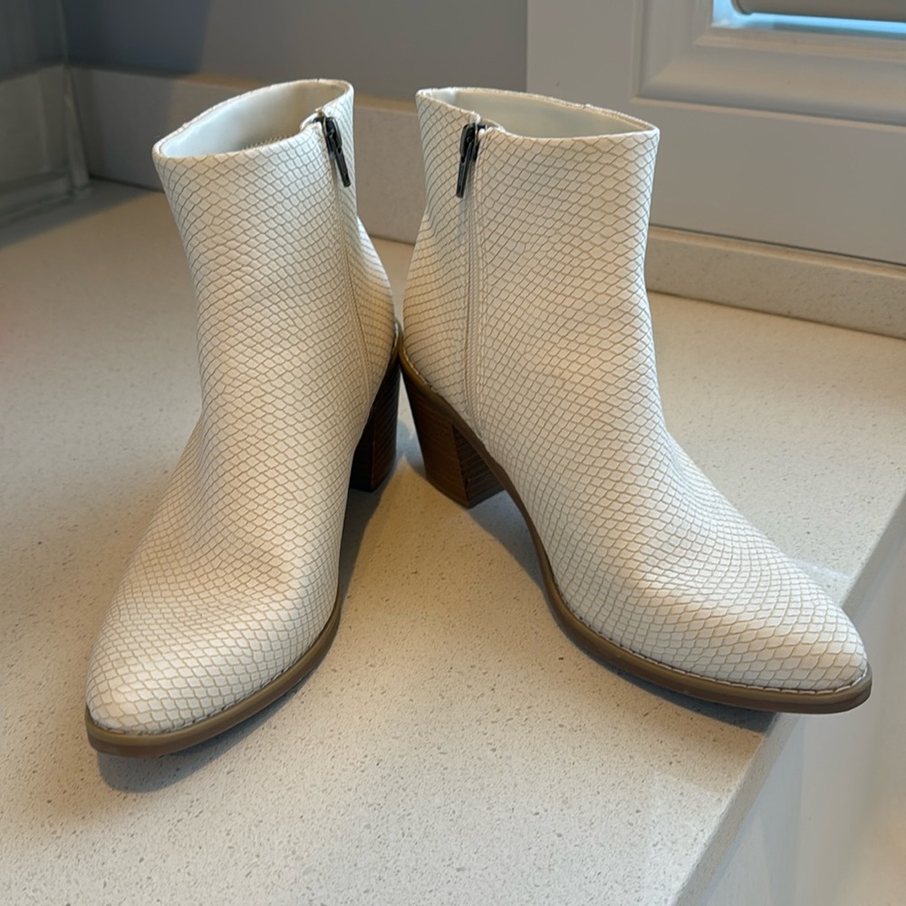 White bootie